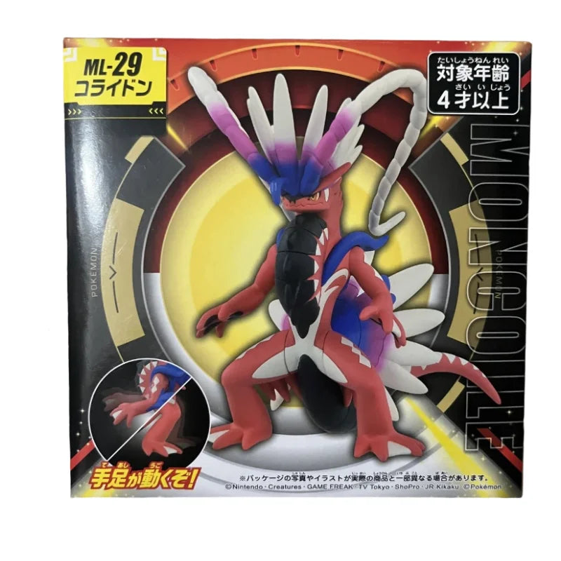 TOMY  Pokemon Figures Skeledirge Meowscarada Quaquaval Charcadet Pokémon Scarlet Violet Paldea Region Collection Gift