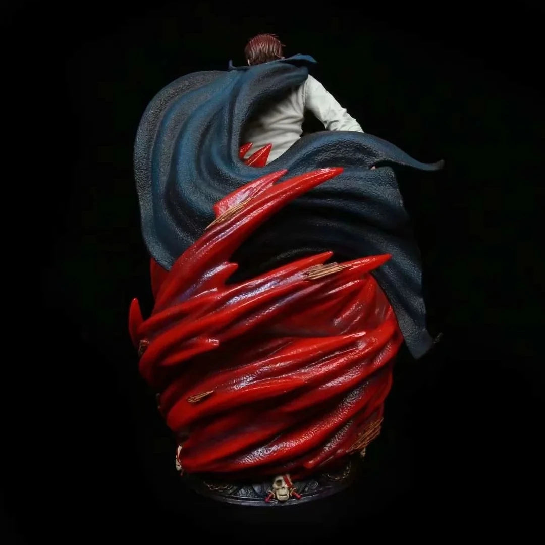 Anime One Piece Four Emperors Red Hair Shanks Battle Ver. GK PVC Action Figure Statue Collectible Model Kids Toys Doll Gifts