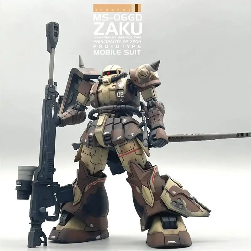 Zaku PB Southern Cross Star Selma Machine HG 1/144 MS-06GD Assemble The Model Action Figures Kids Toy Desktop Decoration Gift