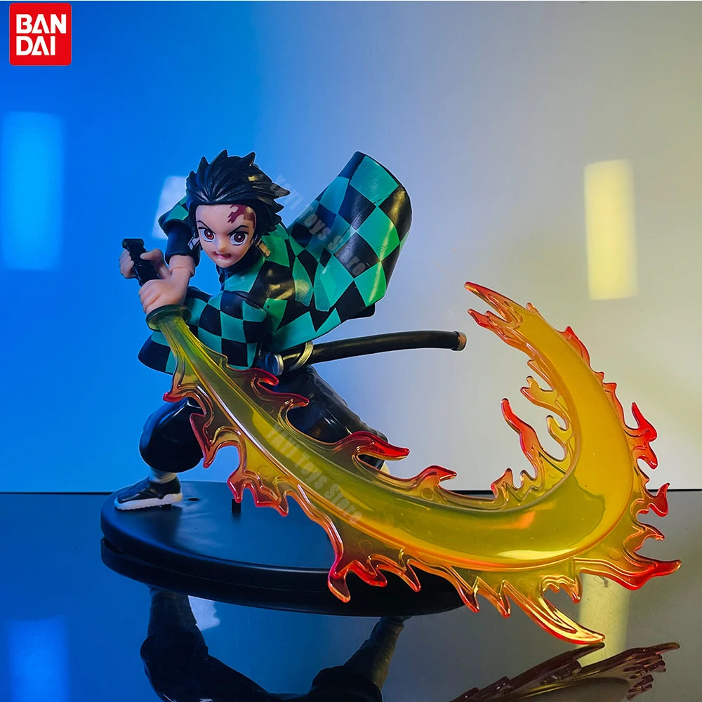 Demon Slayer Anime Figure Tanjirou Agatsuma Zenitsu Kyoujurou Anime Model  Action Figure PVC collection Toy for Kids Gift