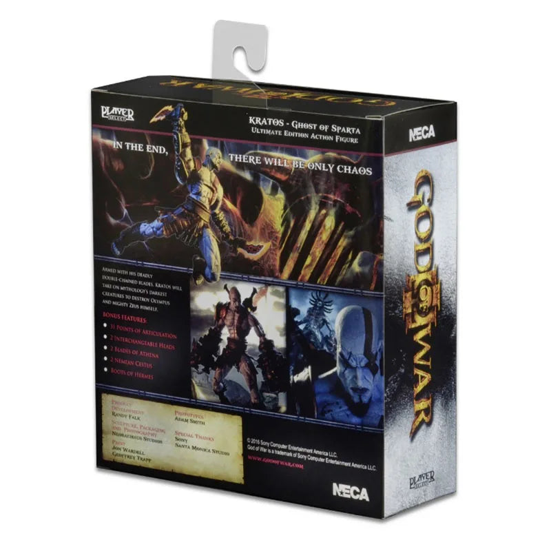 NECA God of War Ultimate Kratos Action Figure Vinyl Figurine Doll Collection Game Model Toy