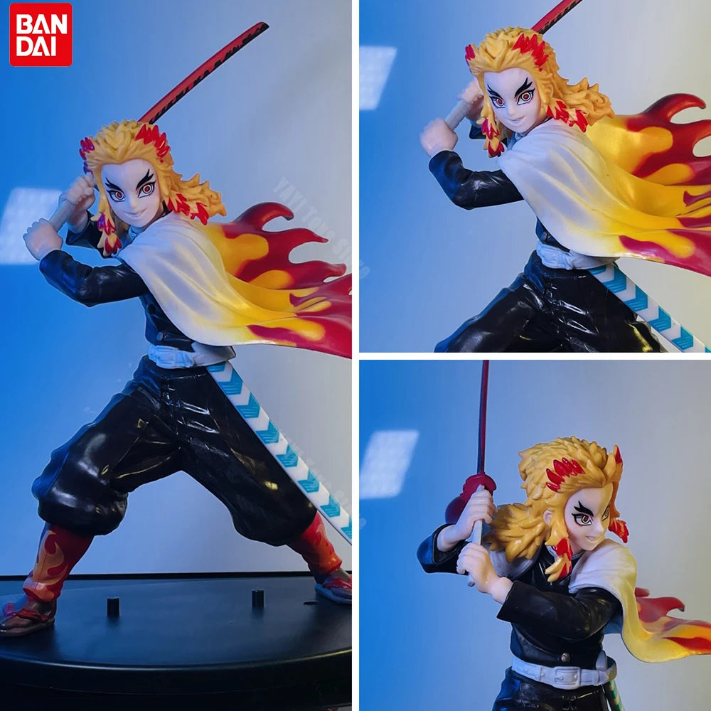 Demon Slayer Anime Figure Tanjirou Agatsuma Zenitsu Kyoujurou Anime Model  Action Figure PVC collection Toy for Kids Gift
