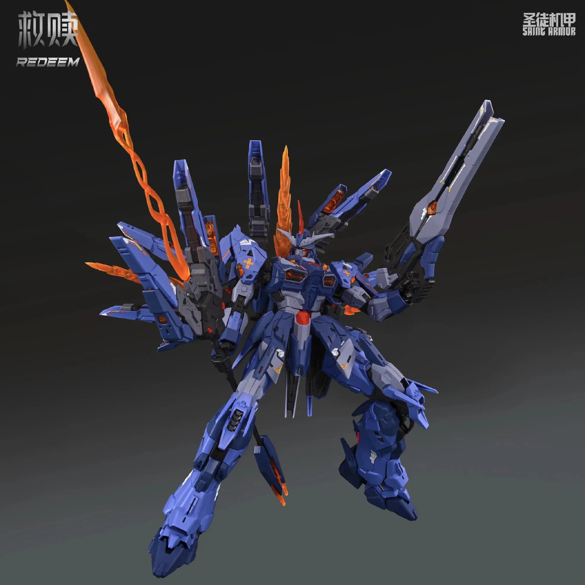 ZAOWORKSHOP MG 1/100 Saint Armor Redeem Assembly Model Kits Action Anime Figures Collection Robots Toys Gifts Mobile Suit