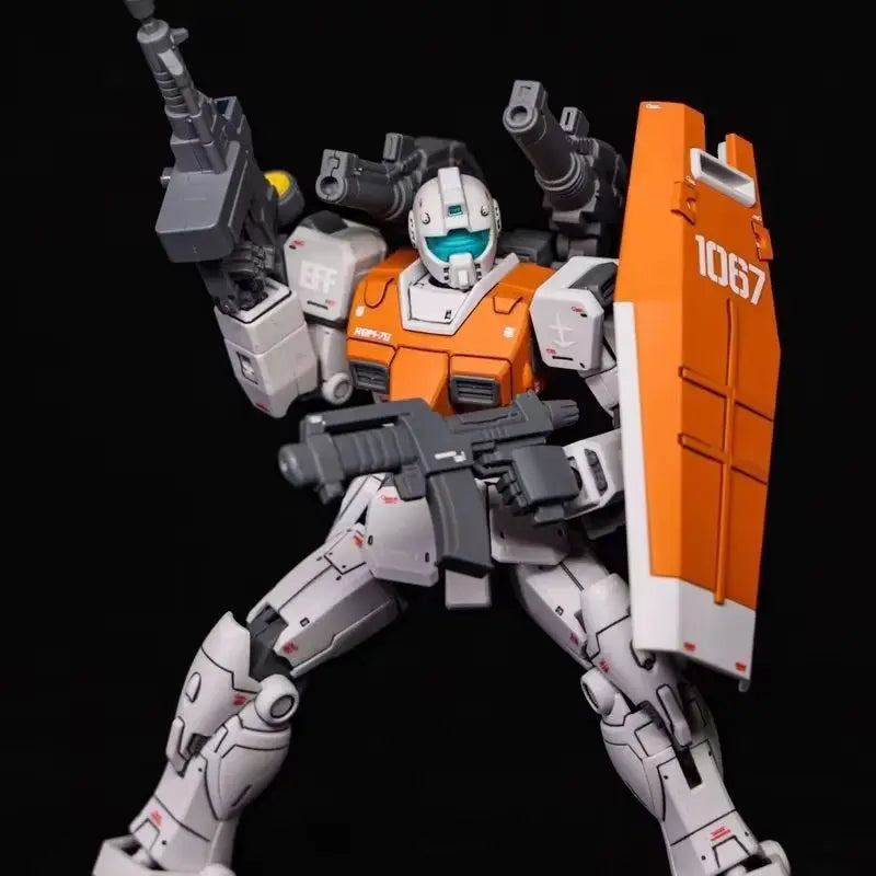 Gaoke GTO HG 1/144 RGM-79 GM Moroccan Assembly Model Kit Collection Figure Anime Robot Toy Ornament Desktop Decorations Gift