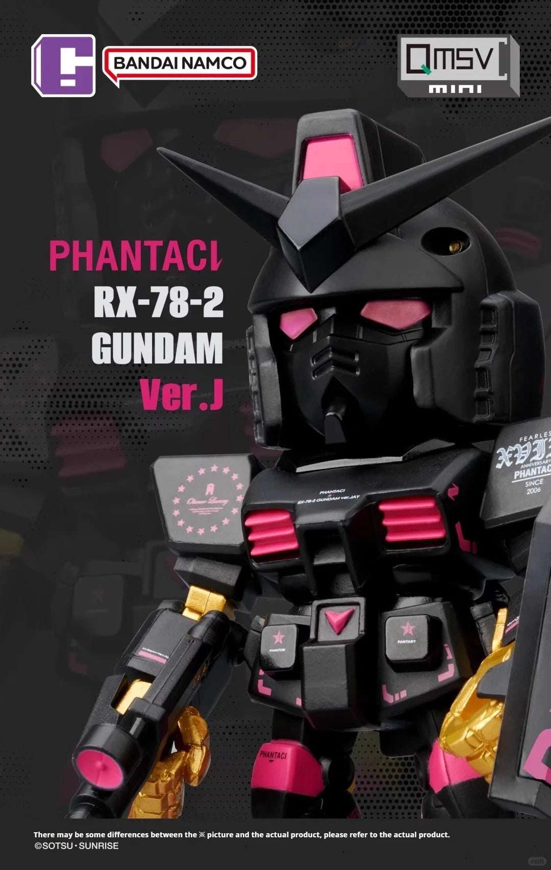 Jay Chou Phantaci Lm Series Figures Gundam Qmsv Movie Peripheral Robit Rx-78-2 Trendy Toy Desktop Model Cool Boy Birthday Gift