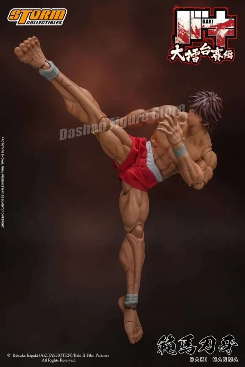 17cm Ko St Storm Toys Baki Hanma Action Figure Fighting Anime BAKl Kibk Son Of Ogre Figurine Collectible Model Dolls Toy Gifts