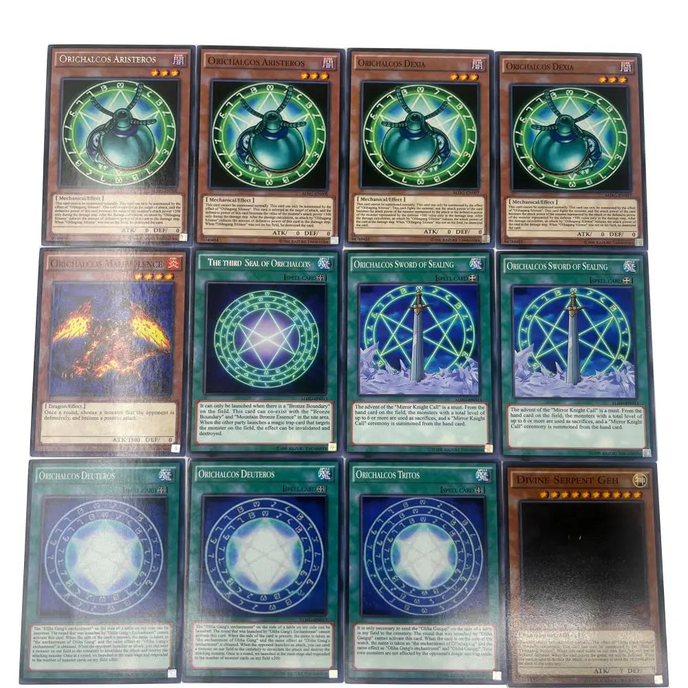 Yu-Gi-Oh Deck 653 DARTZ PACK English Holographic Golden White Dragon Duel Game Collection Card with Tin Box