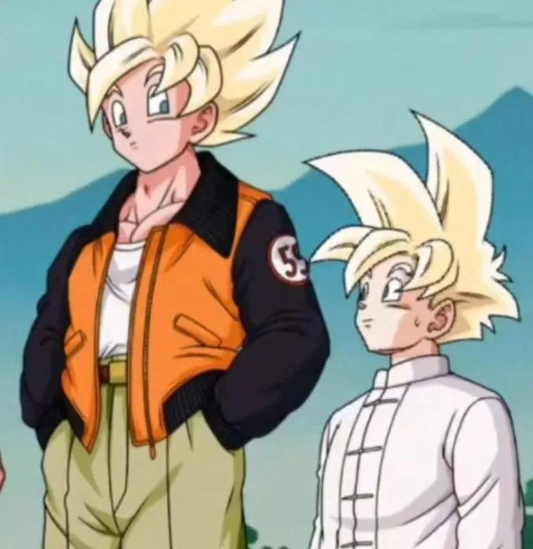 Dragon Ball SHF Anime NEW Handmade Son Gohan Kung Fu a Chinese-style shirt Built In Iron Wire Is Suitable for 1/12 Toys