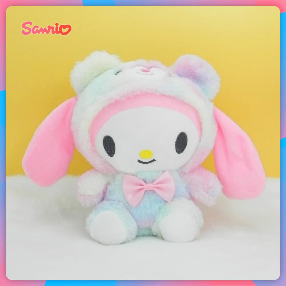 20cm Anime Sanrio Plush Toys Kawaii Hello Kitty Cinnamoroll Kuromi Pom Pom Purin cat Gift Dolls Stuffed Children Plushies Doll
