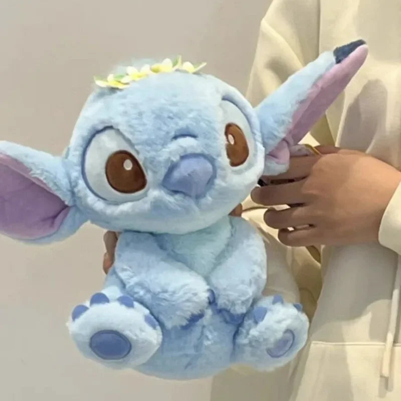 22cm Kawaii Disney Stitch Plush Toys Cartoon Anime Angel Soft Stuffed Doll Home Decor Plushie Toy Girl Birthday Gift
