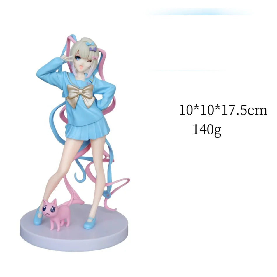 Needy Girl Overdose Anime Figure Pop Up Parade KAngel Action Figures Virtual Uploader PVC Collection Model Ornaments Toys