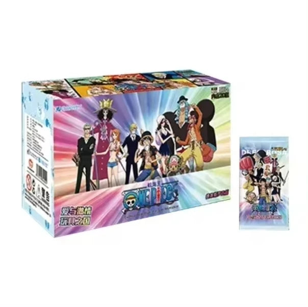 New One Piece Card Straw Hat Pirate Luffy Zoro Nami Classic Anime Character Collection Card Toys Gifts