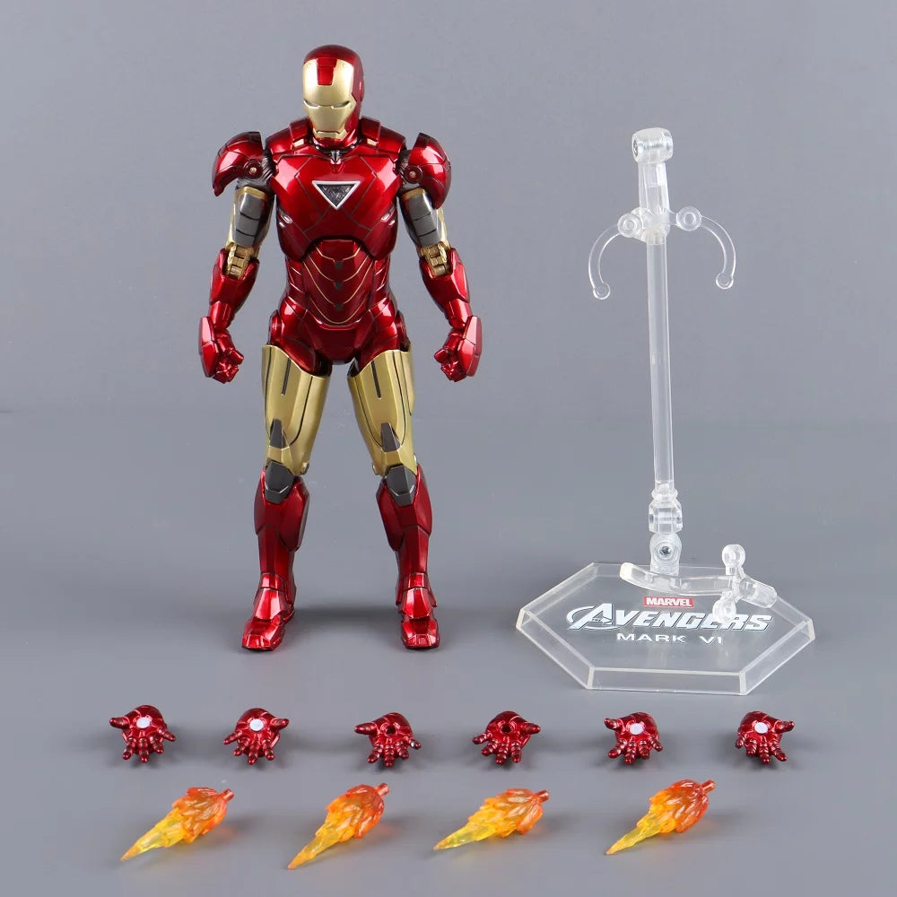 ZD Toys Iron Man Action Figure Iron Patriot MK1-7 MK17 MK33 MK85 MK30 War Machine Legends Avengers Tony Stark Collect Toy Gift