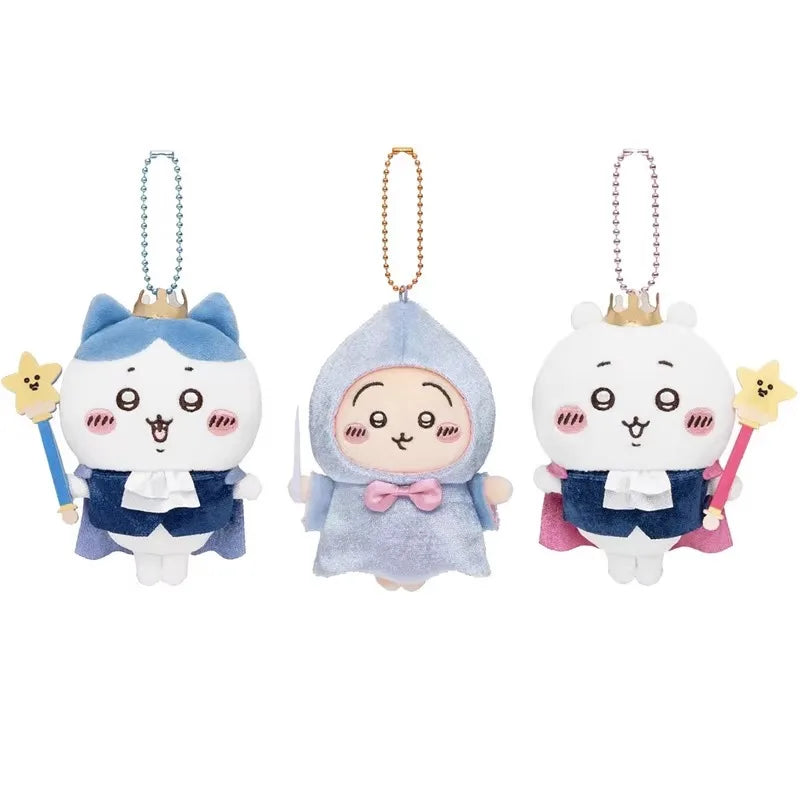 Cartoon Anime Chiikawa Plush Keychain Kawaii Cute Usagi Hachiware Cartoon Doll Pendant Accessories Bag Accessories Girls Gift