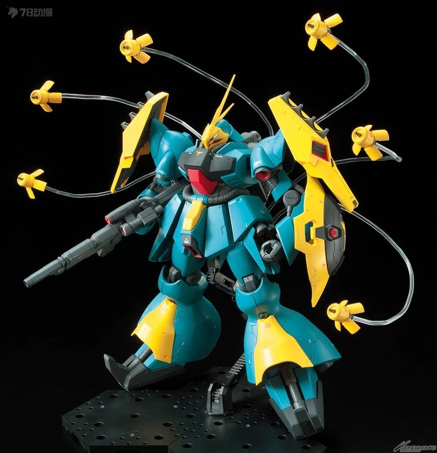 Bandai Original MODEL KIT GUNDAM RE 1/100 ALL  JAGD DOGA  ZAKU Anime Action Figure Assembly Model Toys  Model Gifts for Boys