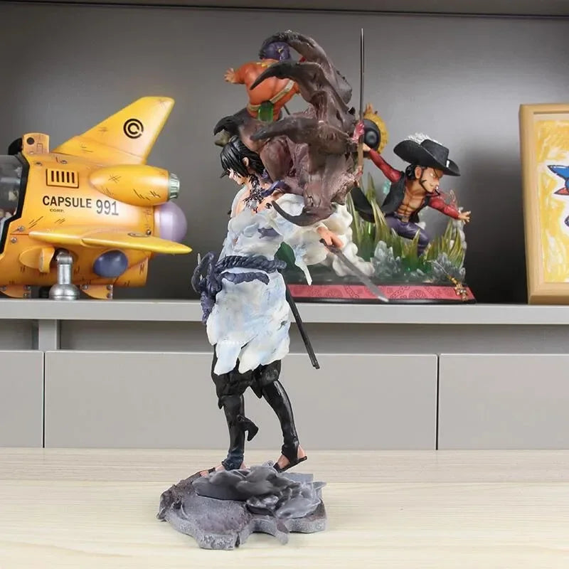 Naruto Tiemu Uchiha Sasuke Anime Figure 24cm GK Action Figurine Pvc Statue Model Doll Collectible Desk Decora Toy Christmas Gift