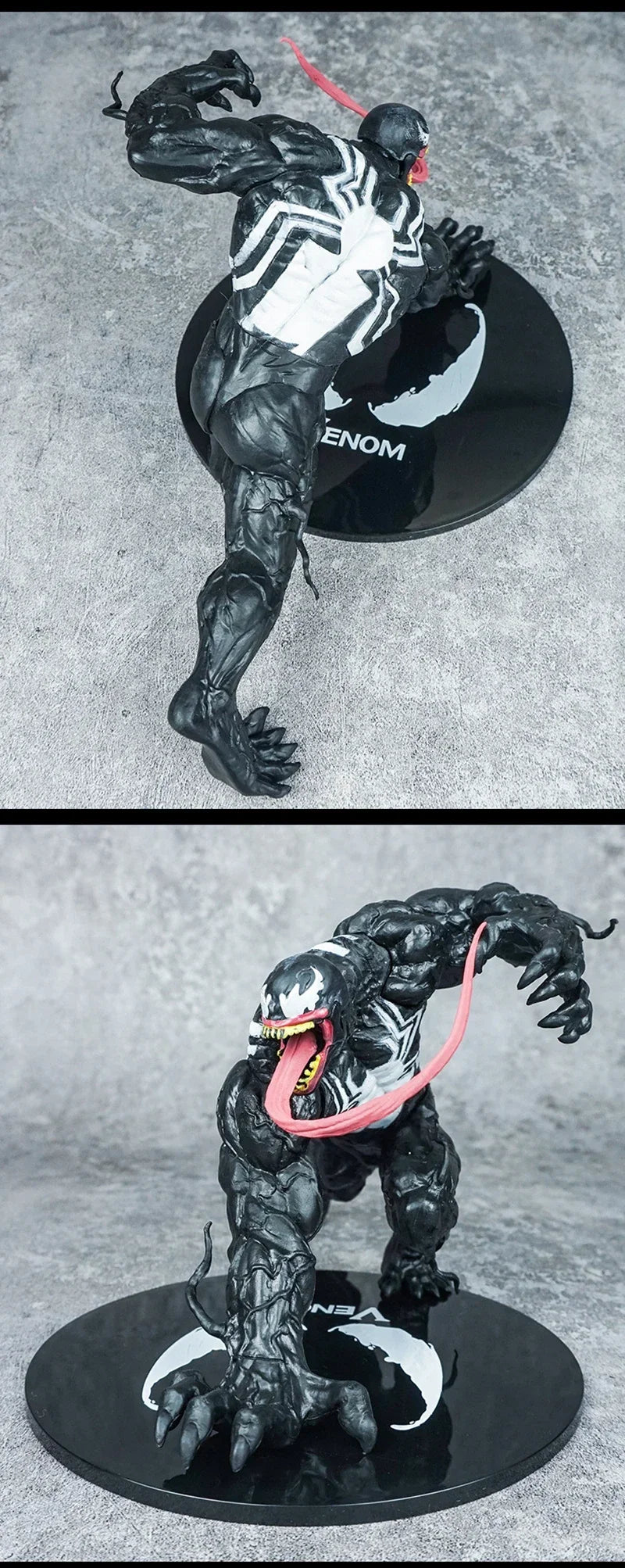 New Venom Batman Hand-made Statue Movie Villain Around The Office Model Animation Ornaments Marvel Comics Hobby Collectibles