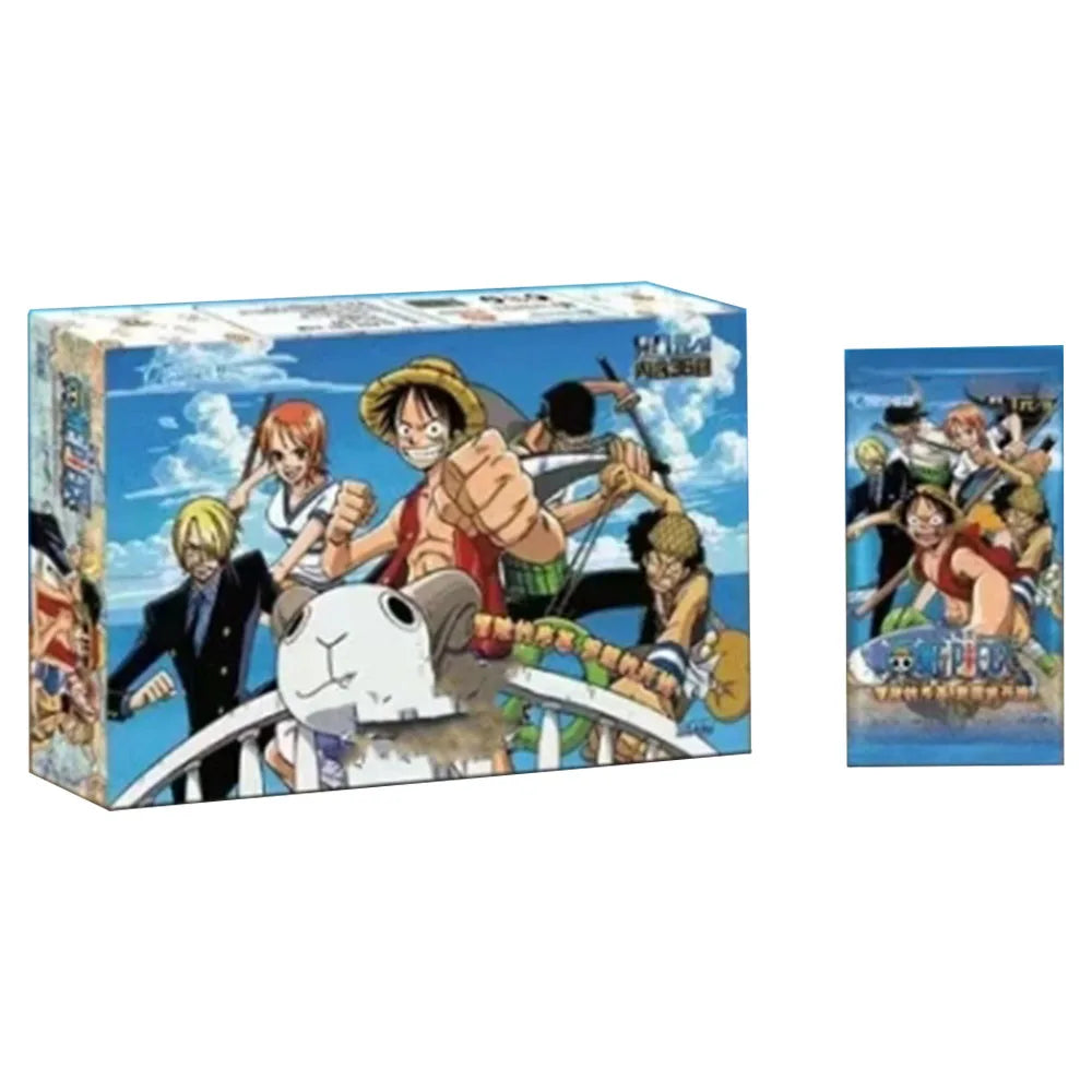 New One Piece Card Straw Hat Pirate Luffy Zoro Nami Classic Anime Character Collection Card Toys Gifts