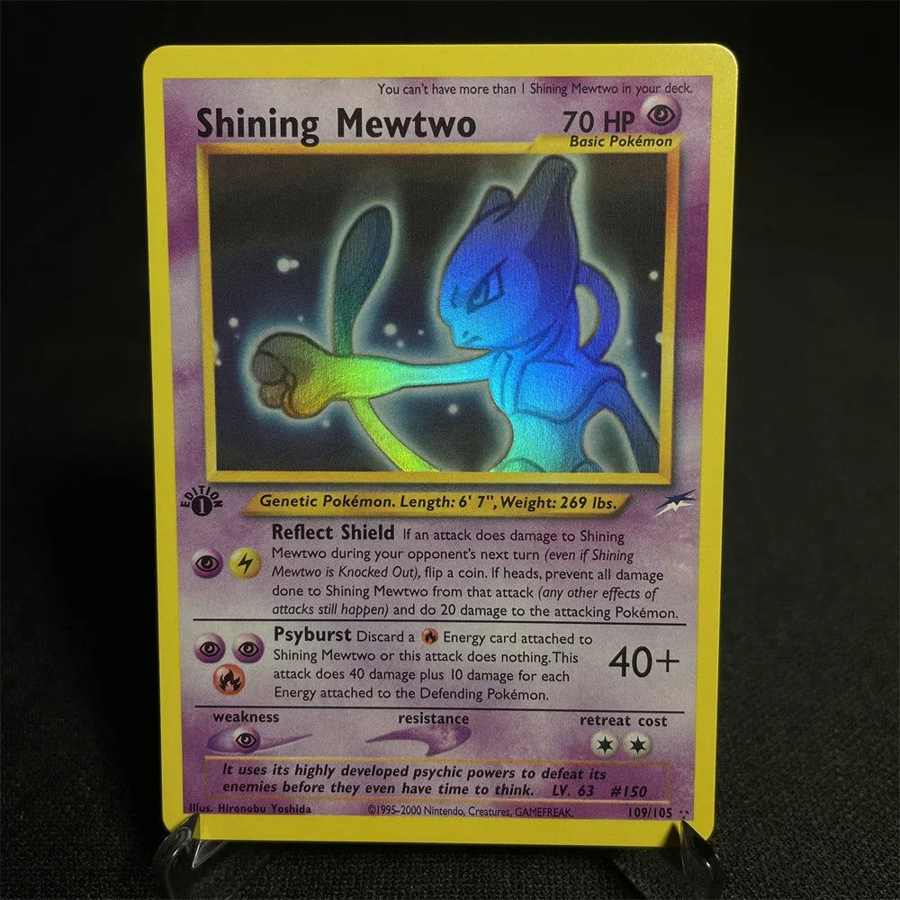 Pokemon Card Shining Card Gym Series Houndoom Jolteon Umbreon Gyarados Snorlax Steelix Piloswine Gift Kids Toys Proxy Card