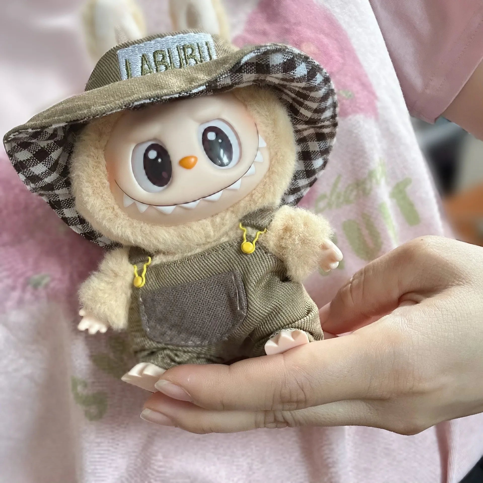 LABUBU Universal Baby Clothes, Doll Cute New Year Set Diy Accessories, Christmas Gifts,Popmart Bubble Mart Doll Accessories (No Doll)