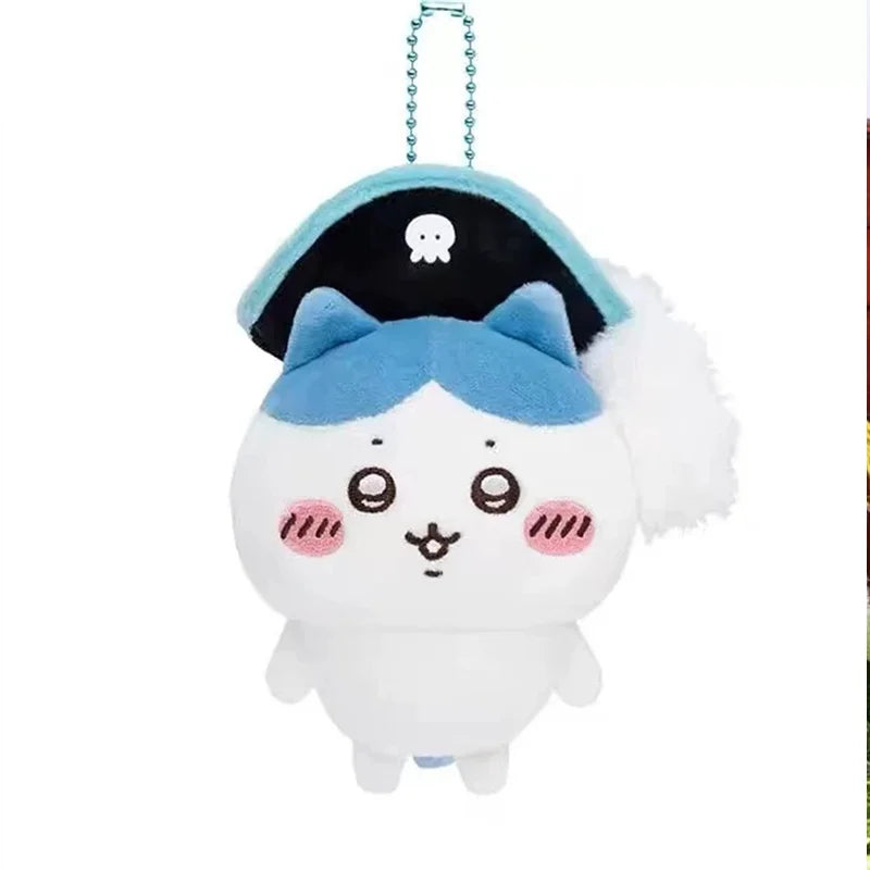 Kawaii Chiikawa Hachiware Plush Toy Usagi Cute Anime Pirate Series Girl Cartoon Backpack Pendant Doll Girl Holiday Gift