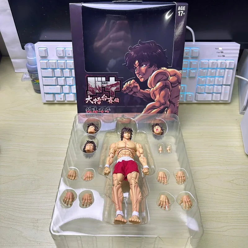 17cm Ko St Storm Toys Baki Hanma Action Figure Fighting Anime BAKl Kibk Son Of Ogre Figurine Collectible Model Dolls Toy Gifts