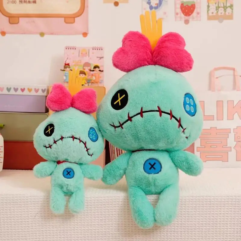 35/60cm Disney Stitch Little Monster Friends Plush Toys Green Scrump Cartoon Stuffed Plush Soft Plush Doll Toys Children's Gifts