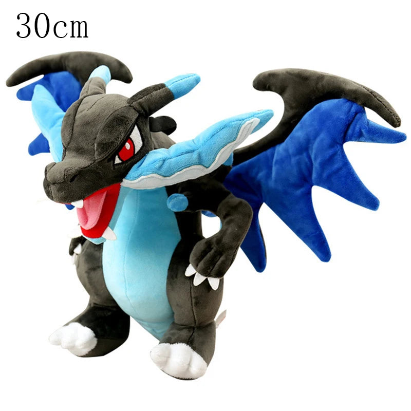 Pokemon Shiny Charizard Plush Toy Charmender Mega Evolution Charizard X Y Stuffed Doll Pikachu Plushies Toys Hobbies Xmas Gifts
