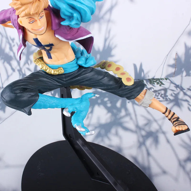 One Piece 15CM Marco Anime Action Figure Figurine Iu Immortal Birds Gk Model Pvc Statue Toys Collection Room Decor Doll Gifts