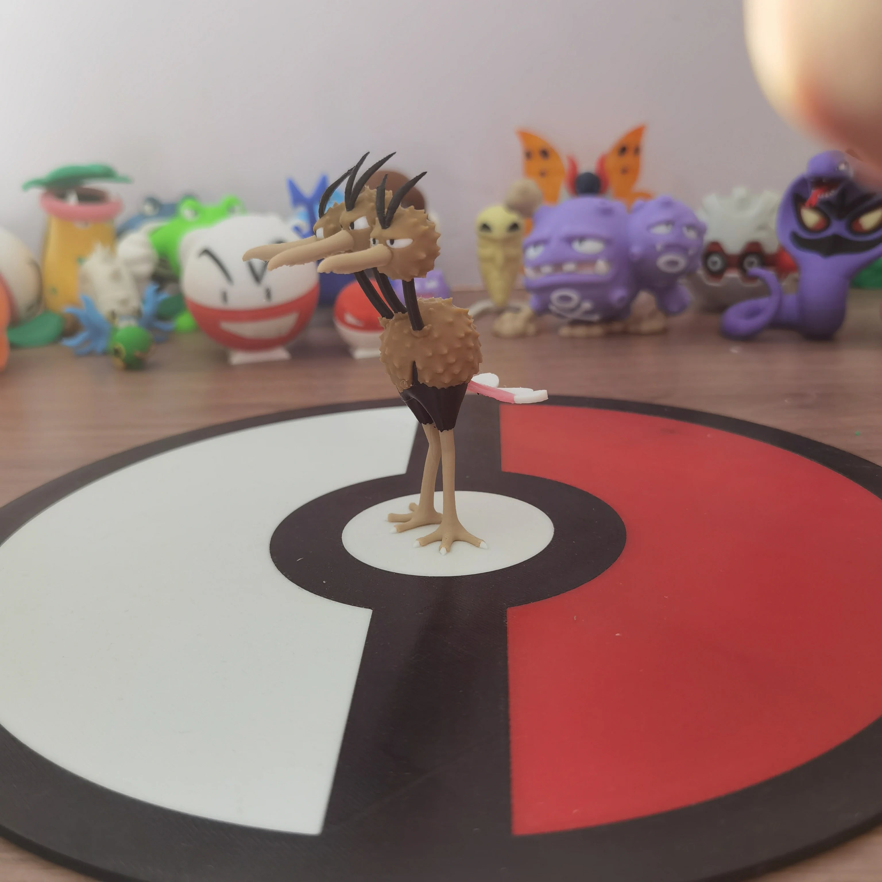 Pokemon Anime Figures Dodrio Doduo Proportion World 1:20 Diy 3d Printing Kawaii Cartoon Character Desktop Model Kids Toys Gifts