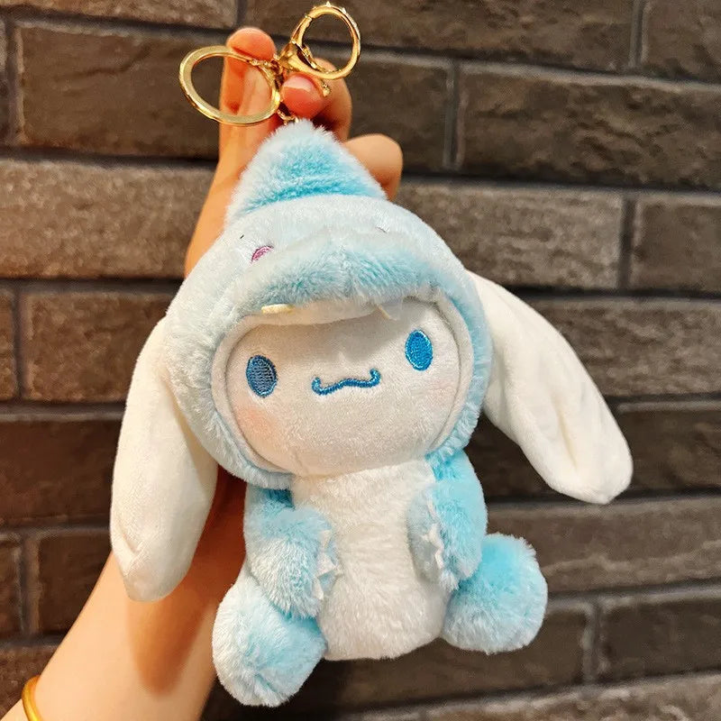 Sanrio Cross Dress Ornaments Kawaii Escolar Sanrio My Melody Plush Juguetes Para Niños Novedosos Plush Toys For Kids