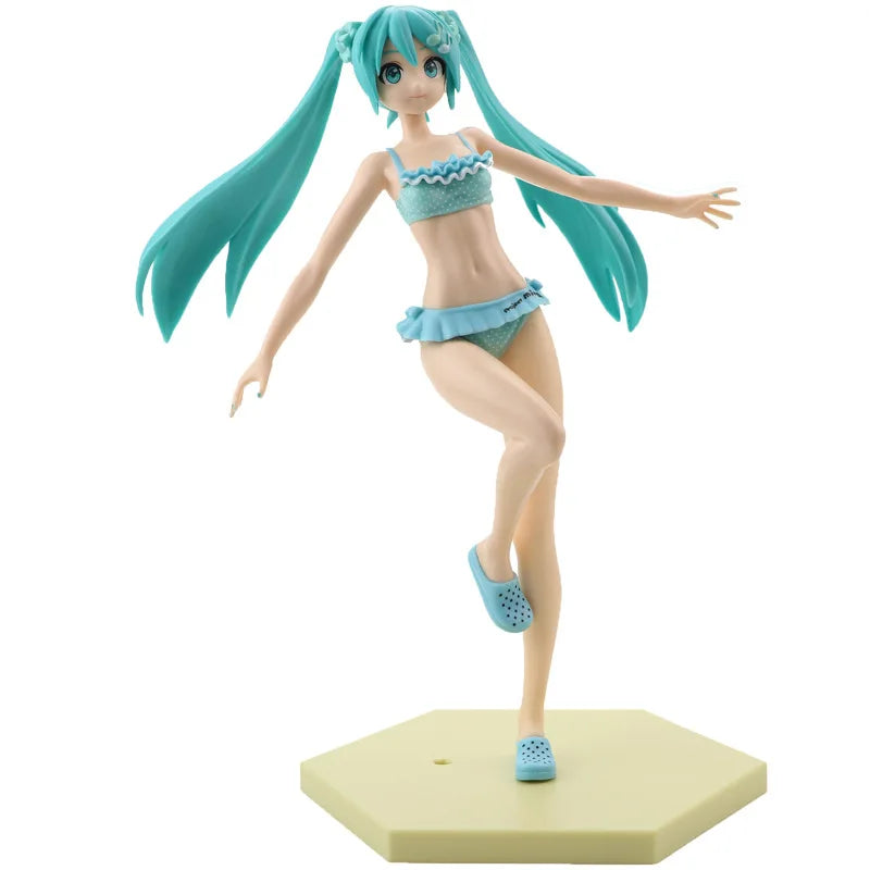 Anime Miku Pink Sakura Hatsune Miku Doll Toy PVC Action Figure Model Cosplay Props Girl Collection Figurine Gifts