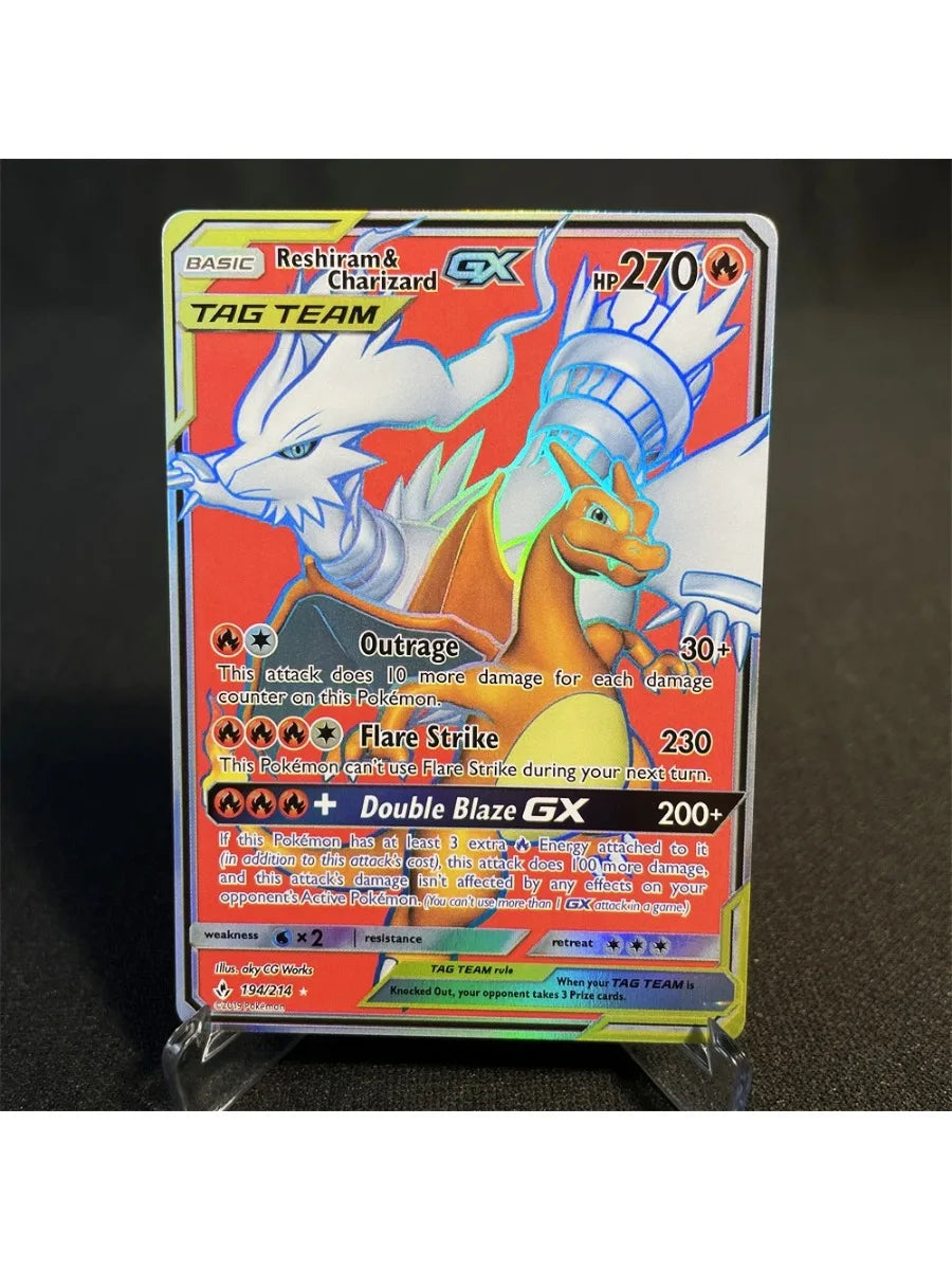 Pokémon Cards Holographic Card Sun & Moon Series Mewtwo Pikachu Paikou Serena Caitlin Collection Cards Toys Gifts Proxy Card