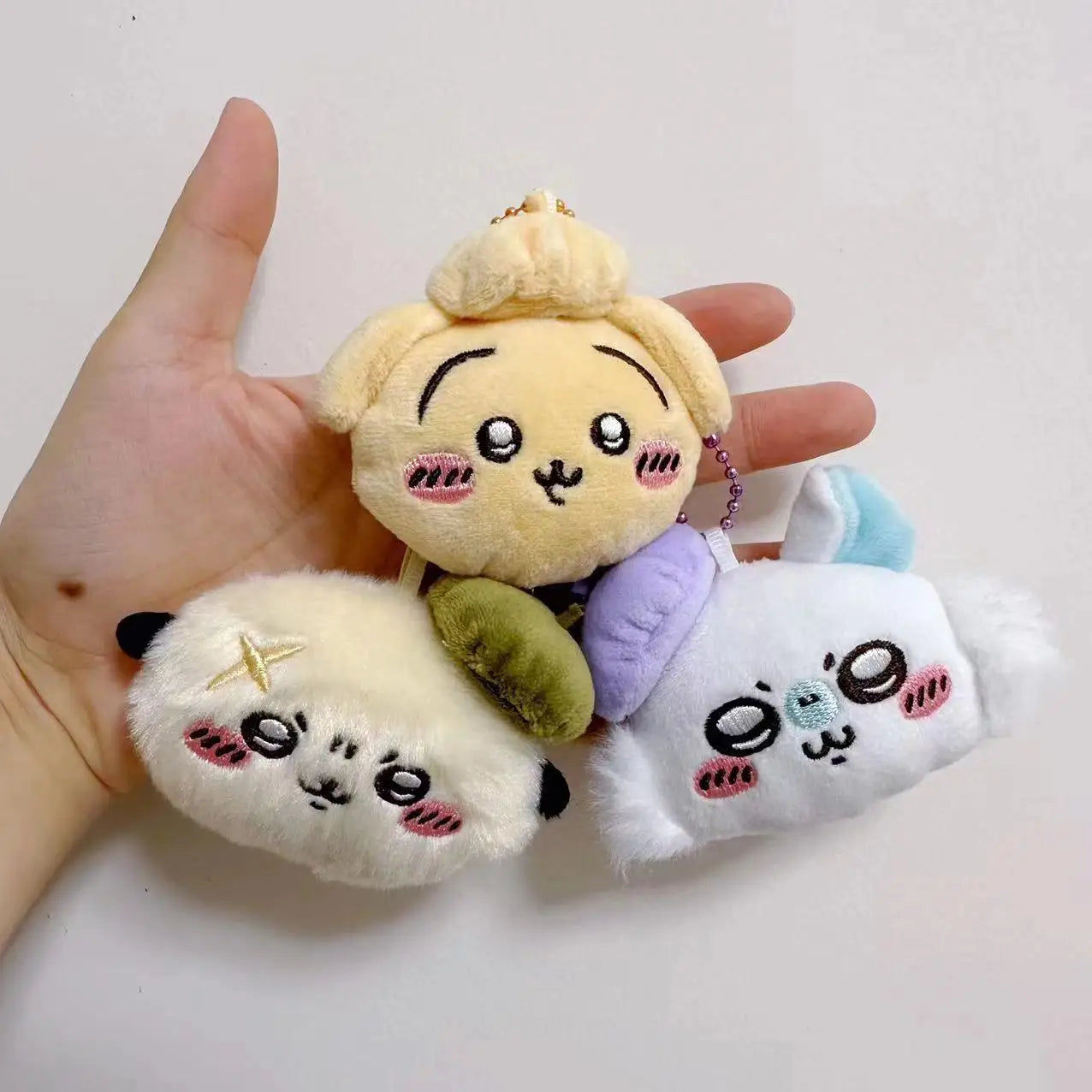 New Chiikawa Beret Head Brooch Usagi Hachiware Pendant Flying Squirrel Otter Cute Bag Pendant Decoration Children's Gift