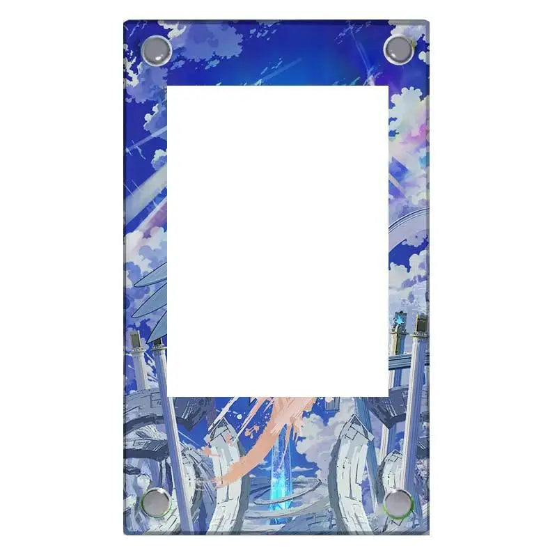 Pokemon Sv9 Iono Reshiram Acrylic Extended Painting Stuck Brick Cartoon Game Collection Card Display Stand Desktop Ornament