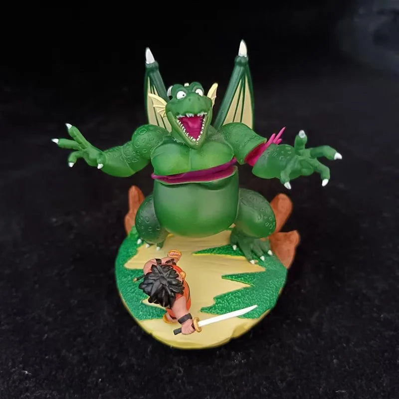 Anime Dragon Ball Figure Son Goku Yajirobe Barbecue Cymbal Figurine 8cm Pvc Action Figures Gk Statue Collection Model Toys Gifts
