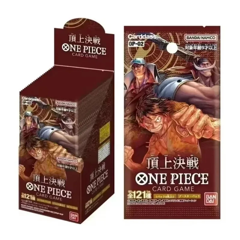 Newest Bandai Original Anime Booster Box One Piece OP09 OP10 OP11 EB02 Awakening of The New Era Tcg Collection Card Toy Gift