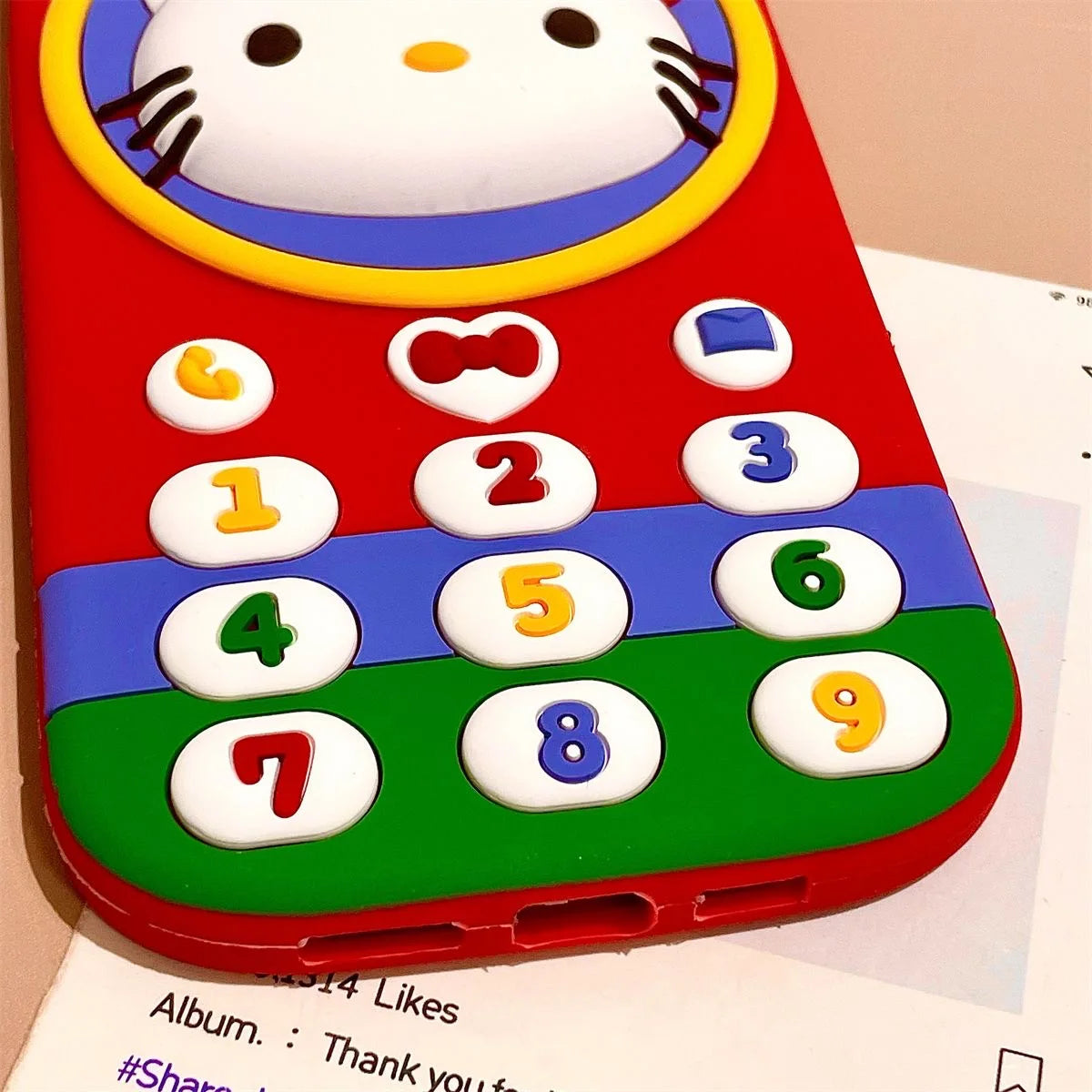 Kawaii Japan Ins Hello Kitty Phone Case For iPhone 16 15 14 13 12 Pro Max 16PRO 16Promax 3D Cartoon Soft Silicone Back Cover