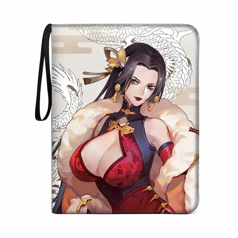 540Pcs 9 Pocket Anime One Piece Luffy Zoro Cards Book zipper PU leather Cards Binder Display Game Collection Card Kids Toy Gift