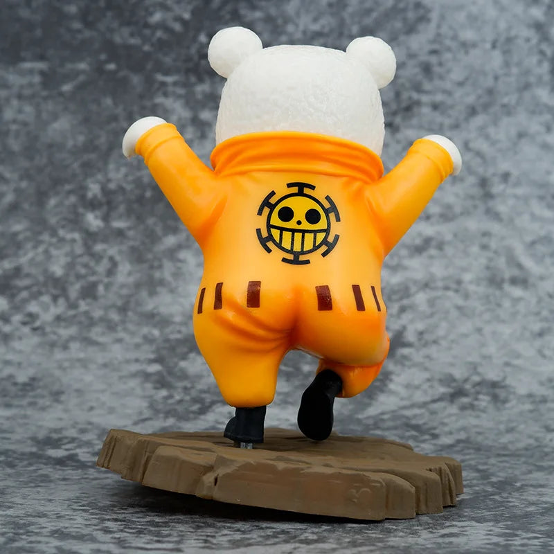 One Piece 13CM Bepo Anime Action Figure Kawaii Cartoon Cute Pet Figurine Beibo Bear Model Toys Decoration for Children Gift Doll