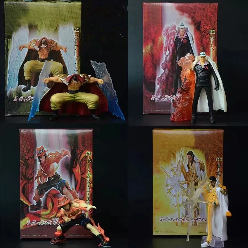Anime One Piece Portgas D Ace Edward Newgate Sakazuki Borsalino Battle Ver. PVC Action Figure Statue Collectible Model Toys Doll