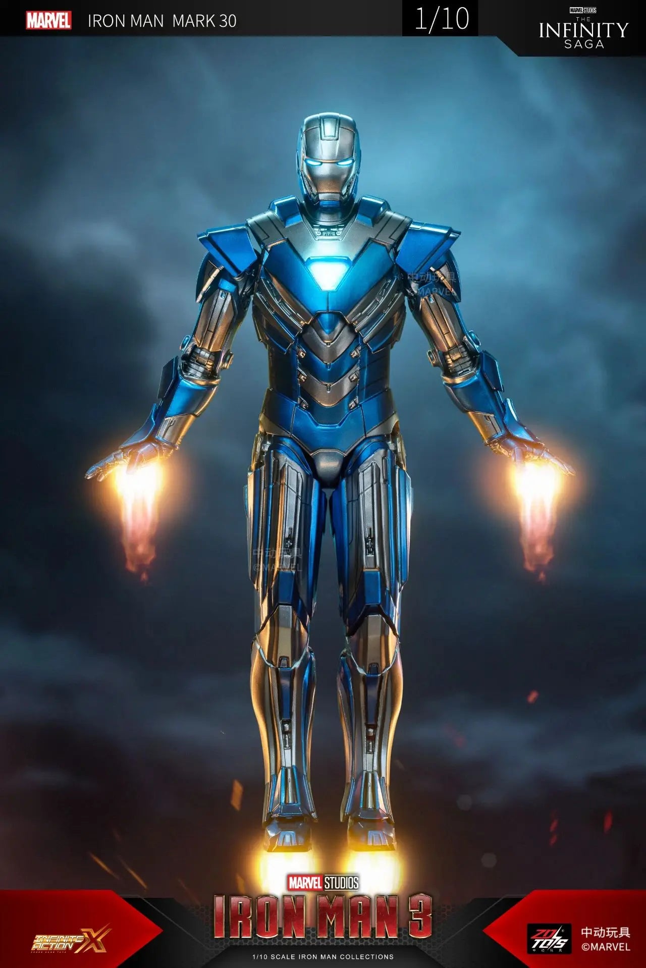 ZD Toys Iron Man Action Figure Mark 35 Red Snapper Iron Man MK 24 MK 22 MK 47 Tony Stark Ironman Figure Action Collect Toy Gift