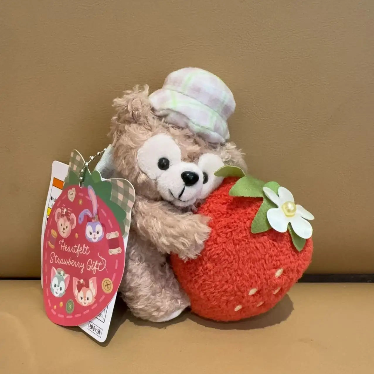 Disney Stellalou Duff Anime Figure Plush Keychain and Bag Pandent Stuffed Animals Rabbit and Bear Peluche Bag Decorations
