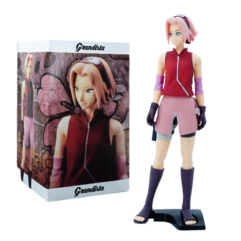 Naruto Figure Anime Shippuden Haruno Sakura Action Figure Standing Position Collection Toy For Christmas Gift 27cm
