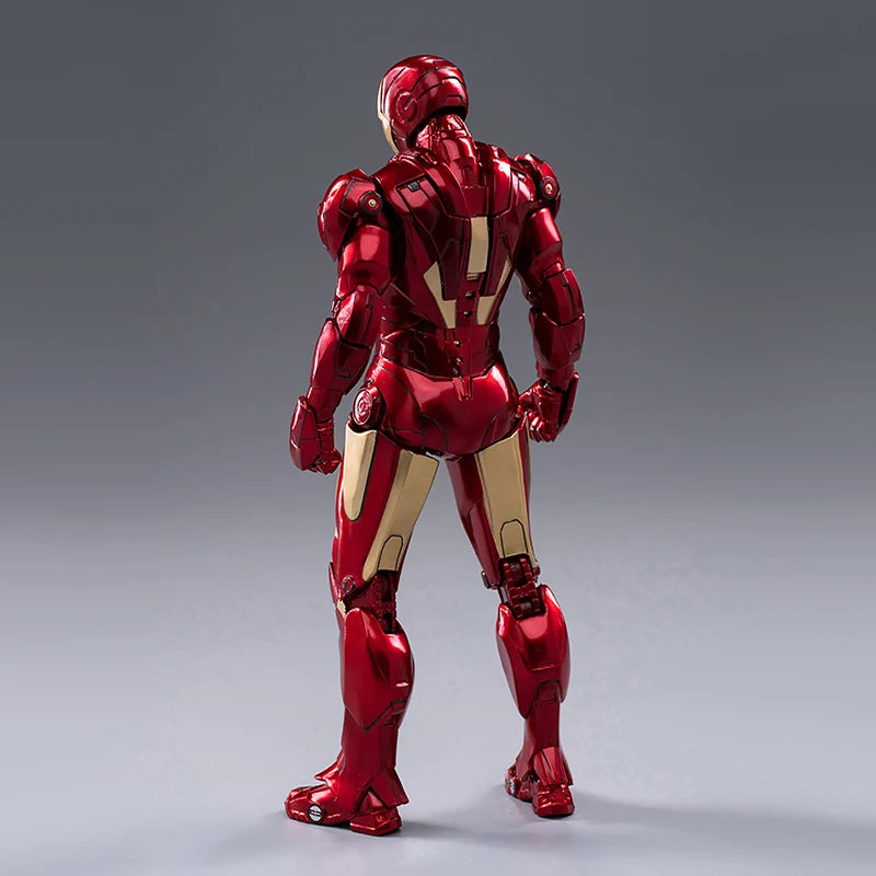 ZD Toys Iron Man MK4 Model 7inches Action Figures Tony Stark Iron Man 1/10 Avengers Genuinely Collect Model Ornaments Boy Gifts