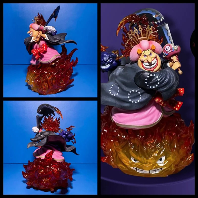 Anime One Piece Big Mom The Four Emperors Charlotte Linlin &  Kaido GK PVC Action Figure Statue Collection Model Toys Doll Gifts