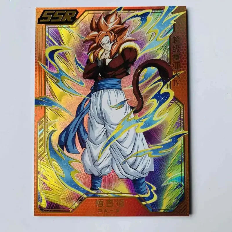 Dragon Ball Ssr Card Son Goku Gotenks Bejita Yonsei Android 21 Vegetto Super Saiyan Collection Children's Toys Birthday Gifts