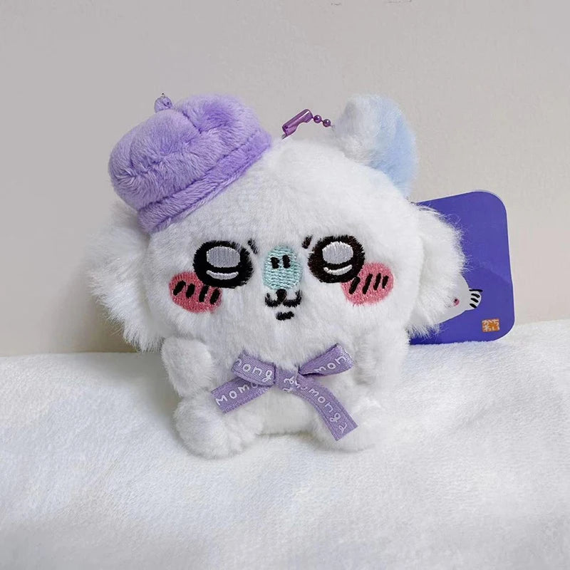 Chiikawa Beret Series Creative Pendant Cartoon Fashion Fluffy Anime Mini Accessories Girls and Child Decoration Gift