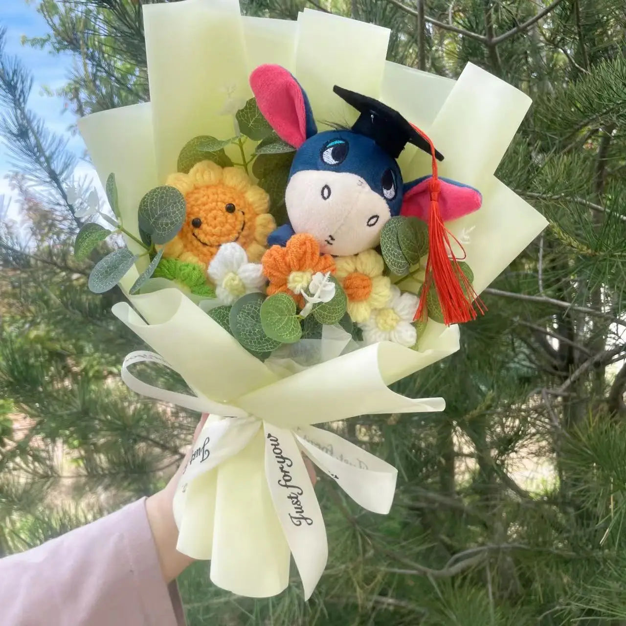 Cartoon Anime Series Plush Kids Toys Graduation Bouquet Children's Day Valentine's Day  Birthday Christmas Graduation Gifts