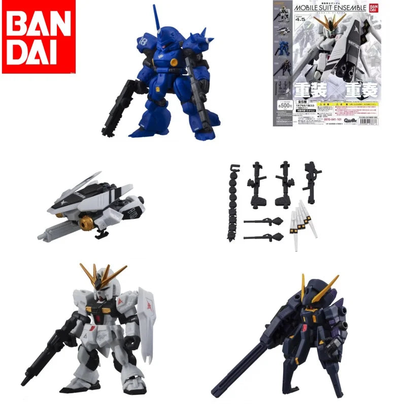 Bandai Gashapon GUNDAM MOBILE SUIT ENSEMBLE PART4.5 MS-18E Kampfer Anime Action  Collectible Model Gifts For Children